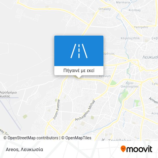 Areos χάρτης