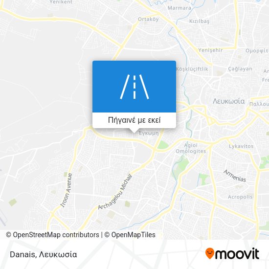 Danais χάρτης