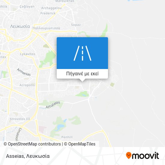 Asseias χάρτης