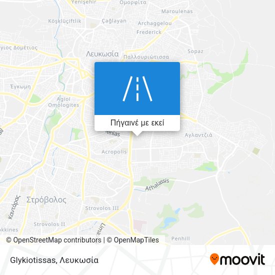 Glykiotissas χάρτης