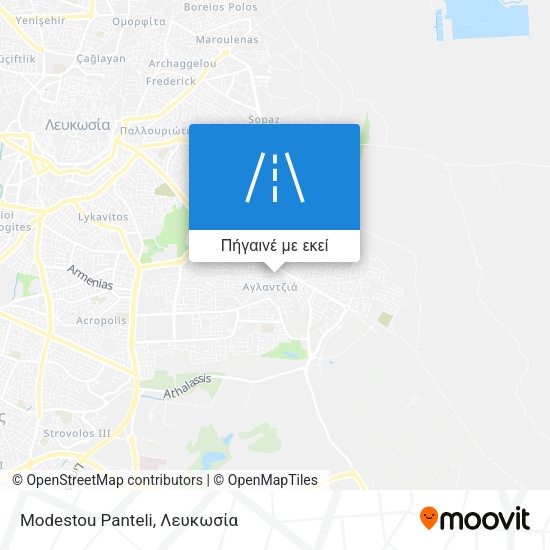 Modestou Panteli χάρτης