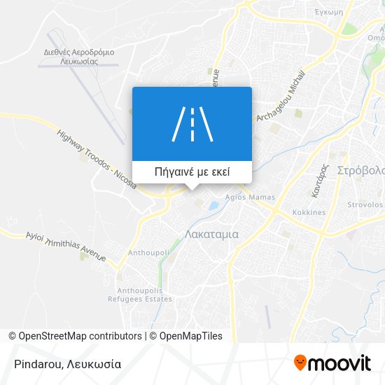 Pindarou χάρτης