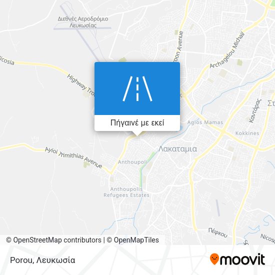 Porou χάρτης