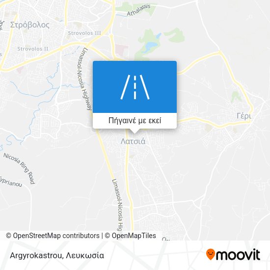 Argyrokastrou χάρτης
