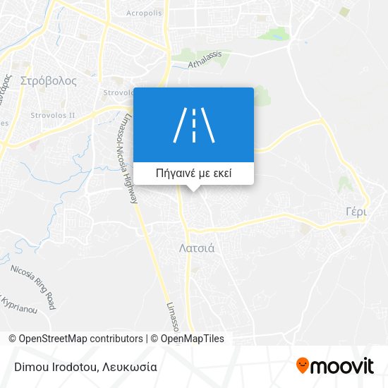 Dimou Irodotou χάρτης