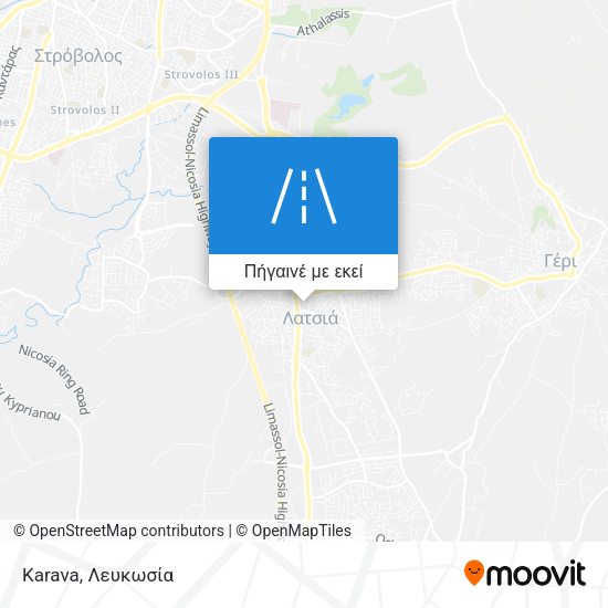 Karava χάρτης