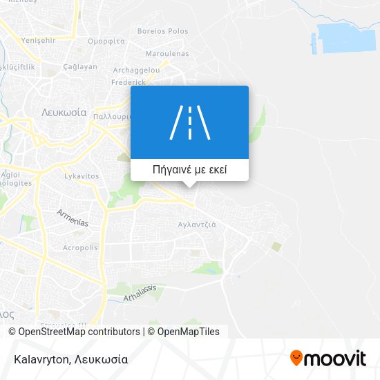 Kalavryton χάρτης