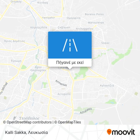 Kalli Sakka χάρτης