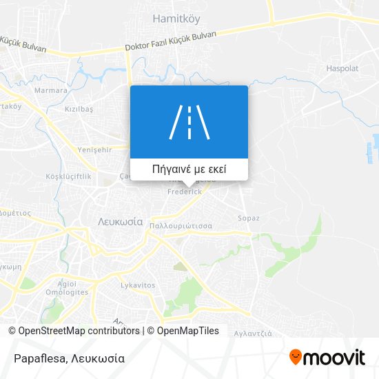 Papaflesa χάρτης