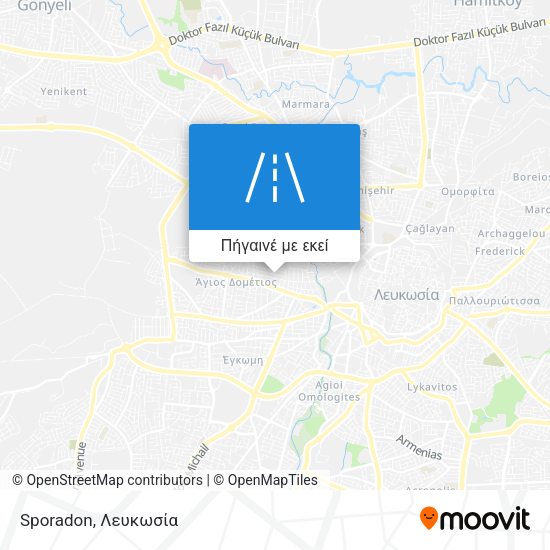 Sporadon χάρτης