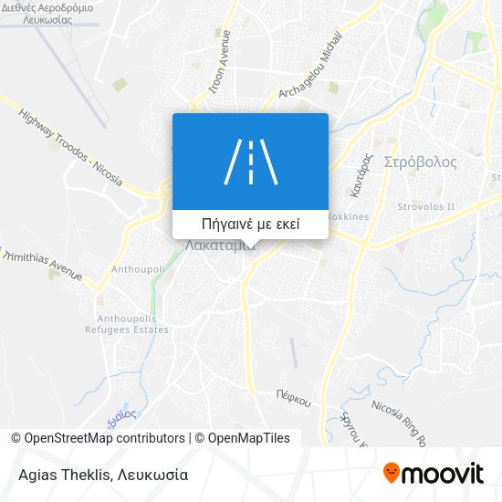 Agias Theklis χάρτης