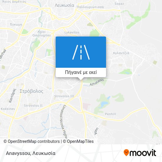 Anavyssou χάρτης