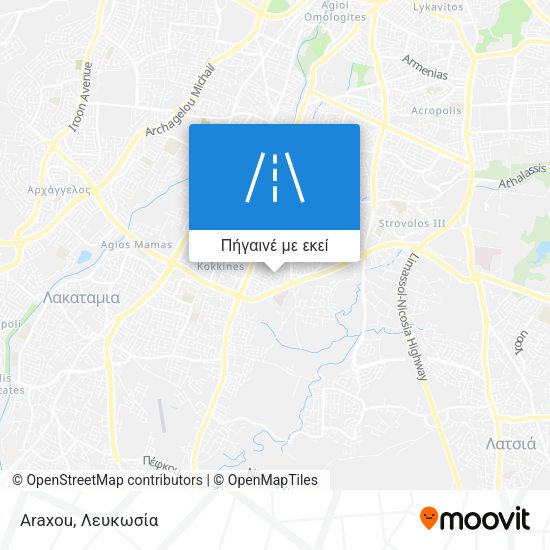 Araxou χάρτης