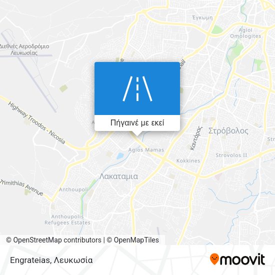 Engrateias χάρτης