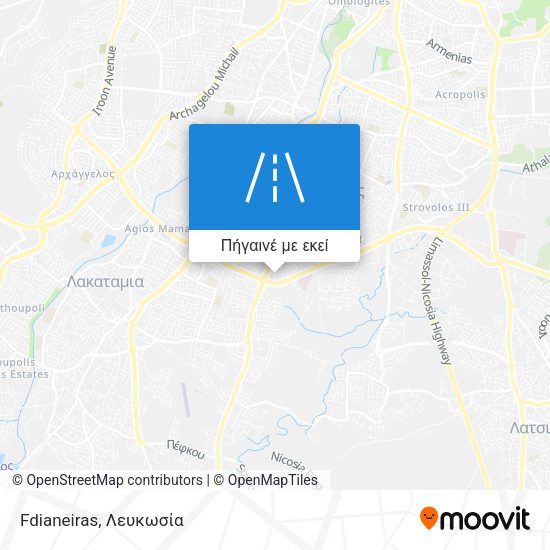Fdianeiras χάρτης