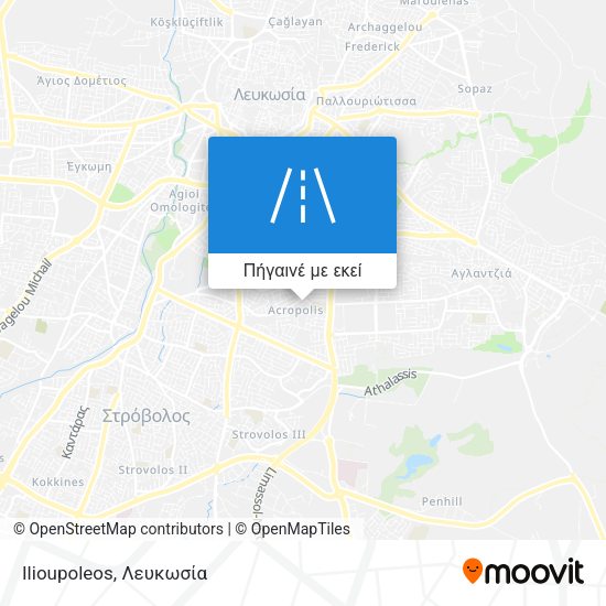 Ilioupoleos χάρτης