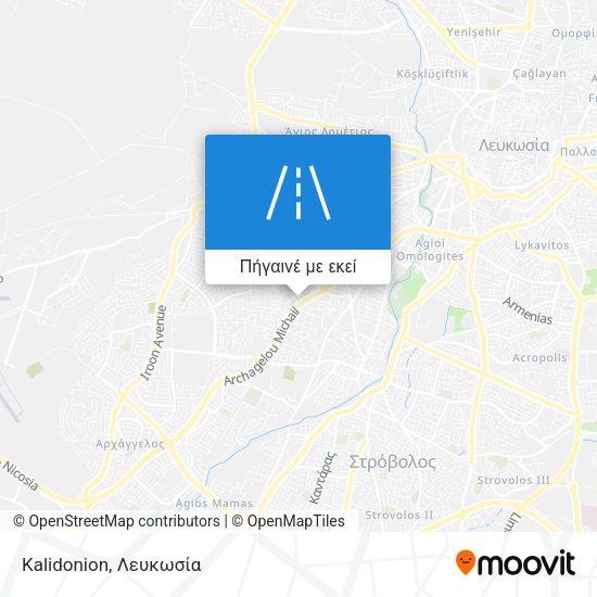 Kalidonion χάρτης
