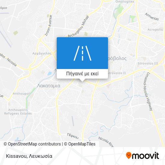 Kissavou χάρτης