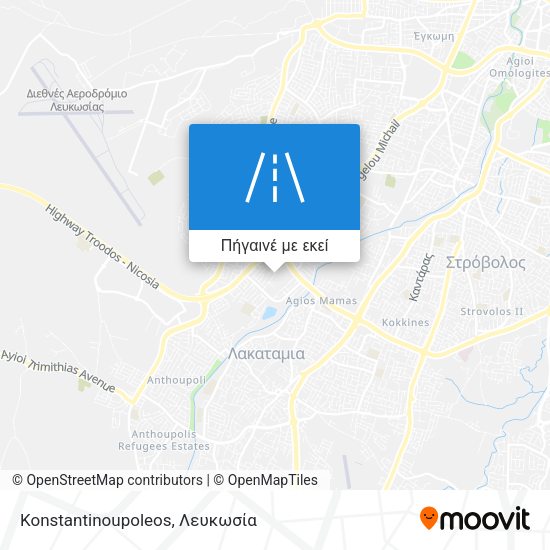 Konstantinoupoleos χάρτης