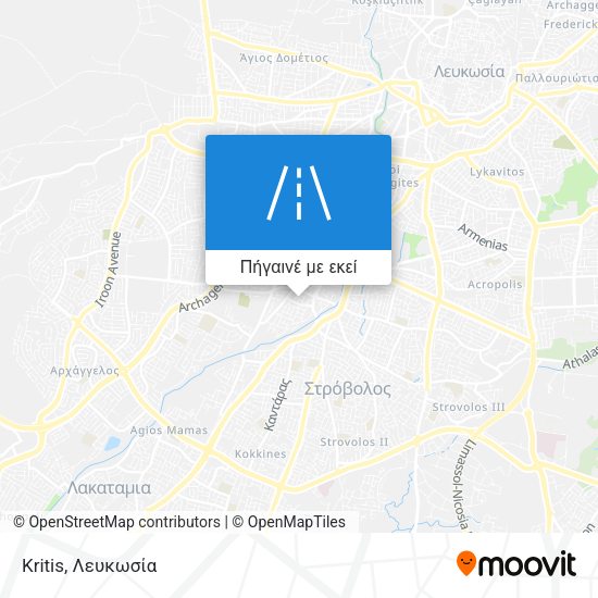 Kritis χάρτης