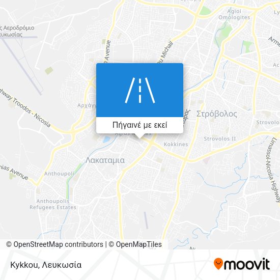 Kykkou χάρτης