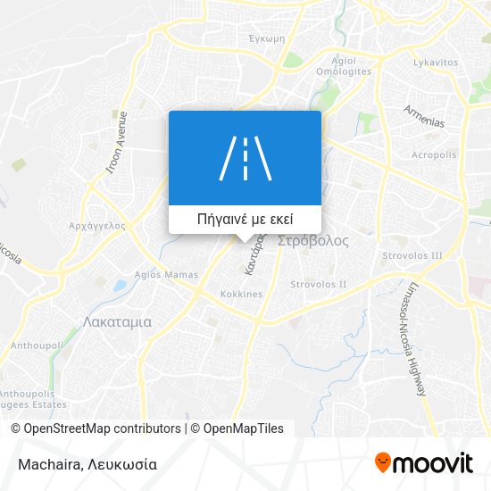 Machaira χάρτης
