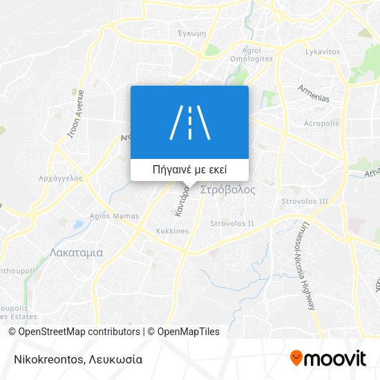 Nikokreontos χάρτης