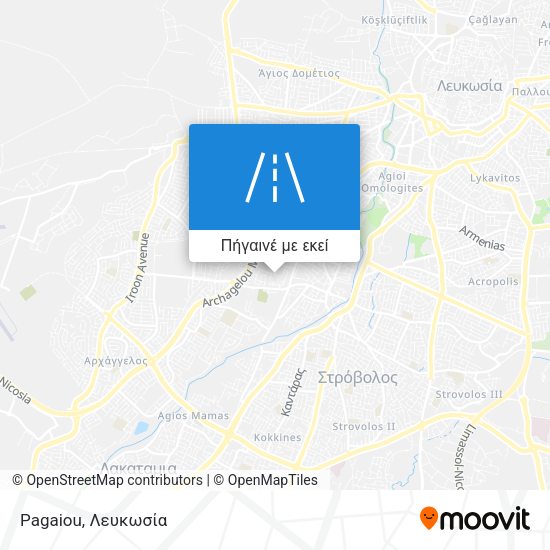 Pagaiou χάρτης