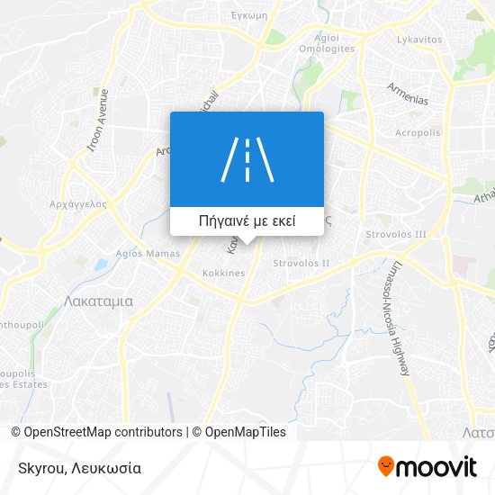 Skyrou χάρτης
