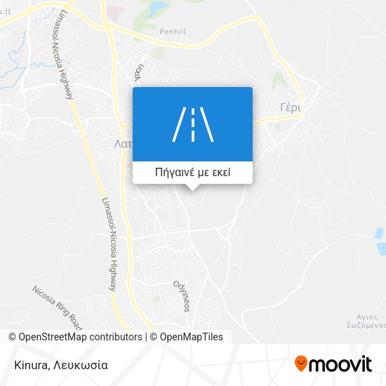 Kinura χάρτης