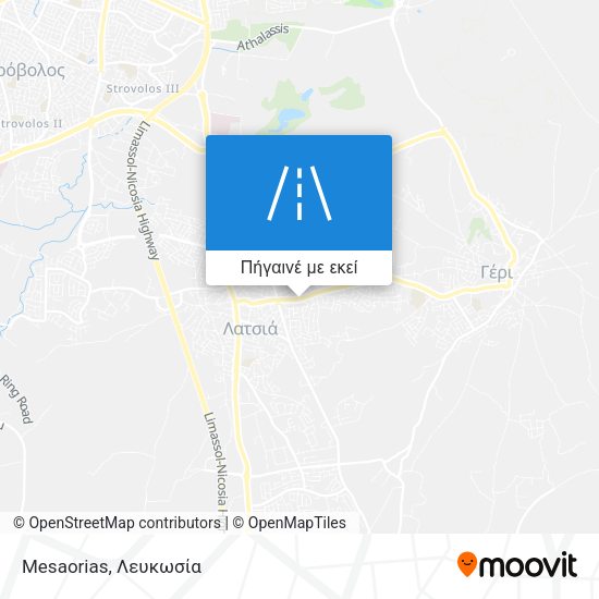 Mesaorias χάρτης