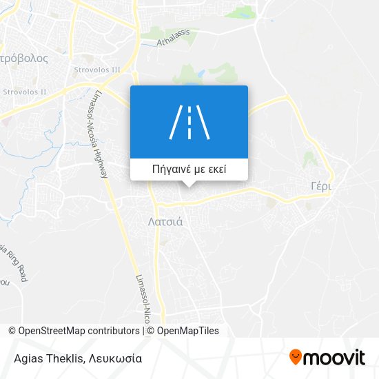 Agias Theklis χάρτης