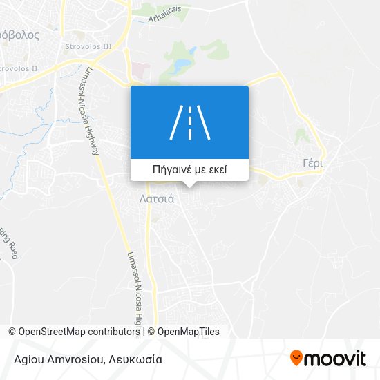 Agiou Amvrosiou χάρτης