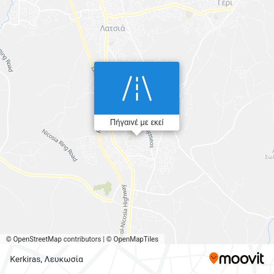 Kerkiras χάρτης