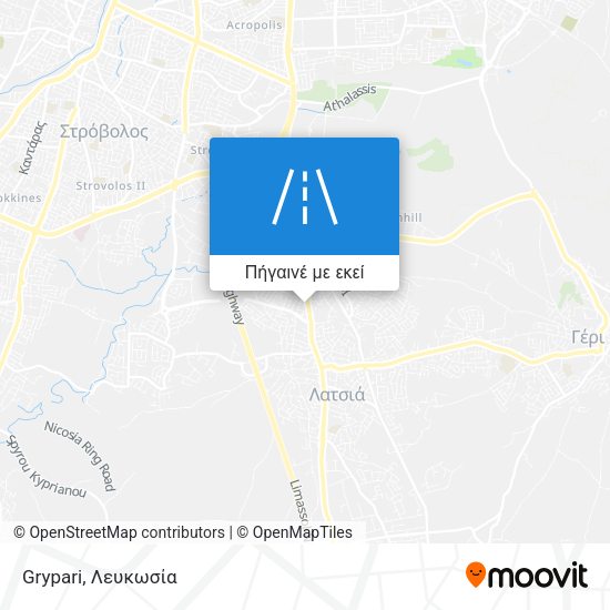 Grypari χάρτης