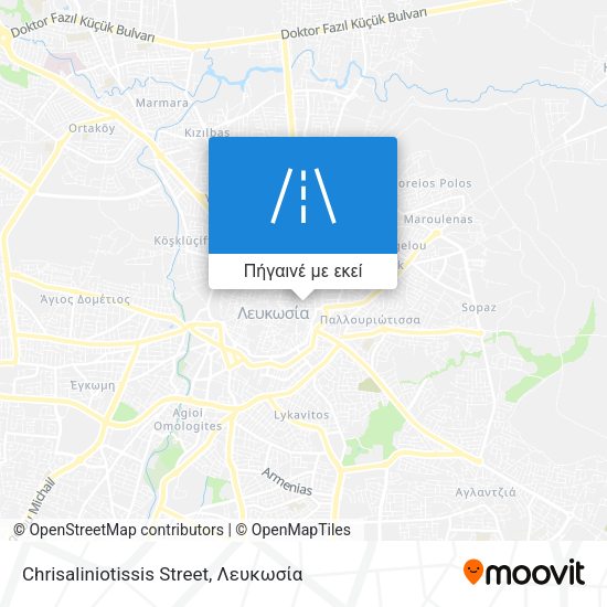 Chrisaliniotissis Street χάρτης