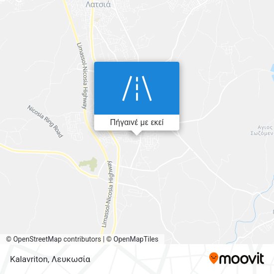 Kalavriton χάρτης