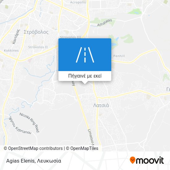 Agias Elenis χάρτης