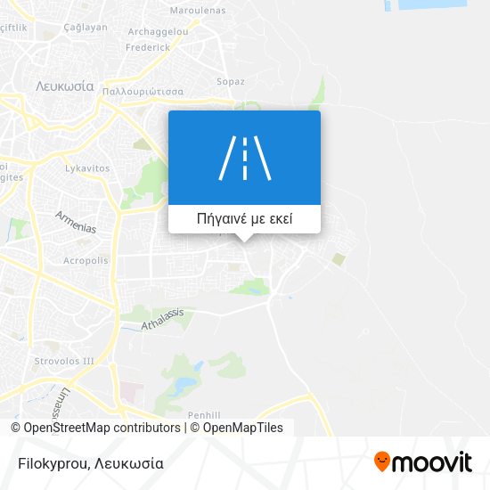 Filokyprou χάρτης