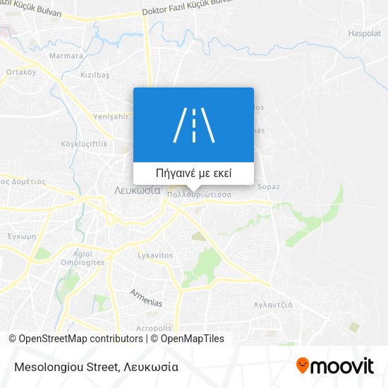 Mesolongiou Street χάρτης