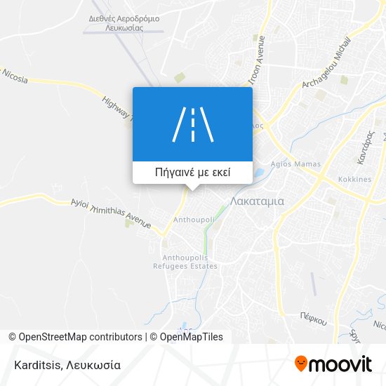 Karditsis χάρτης