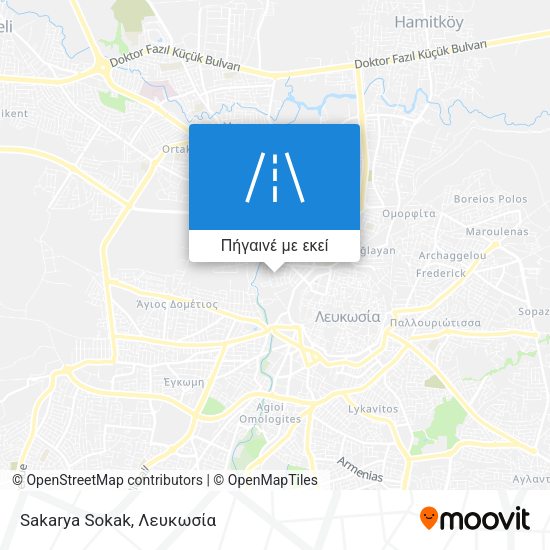Sakarya Sokak χάρτης