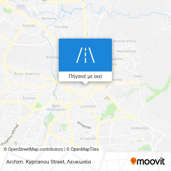 Archim. Kyprianou Street χάρτης