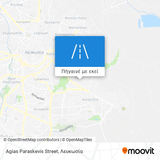 Agias Paraskevis Street χάρτης