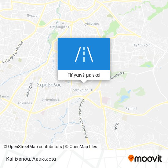 Kallixenou χάρτης