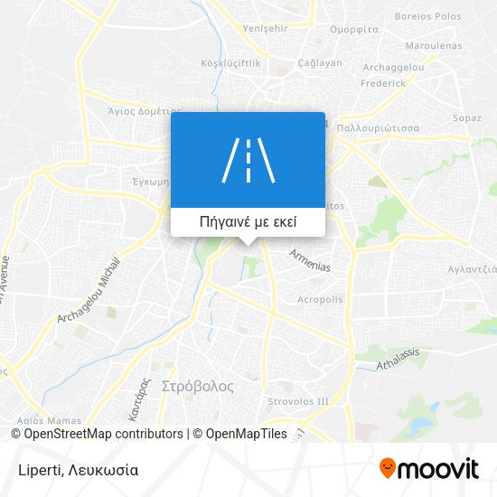 Liperti χάρτης