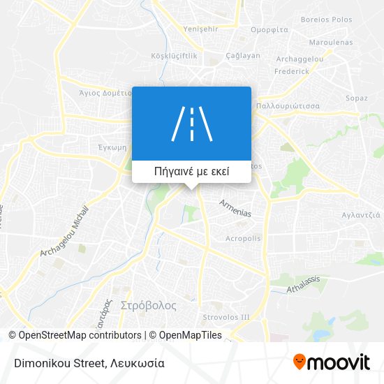 Dimonikou Street χάρτης