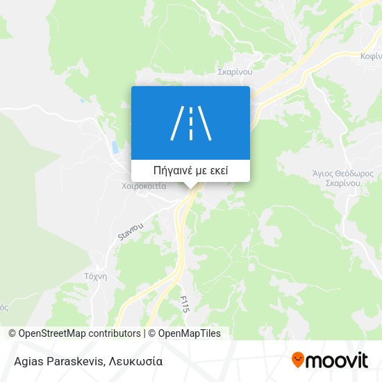 Agias Paraskevis χάρτης