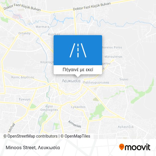 Minoos Street χάρτης