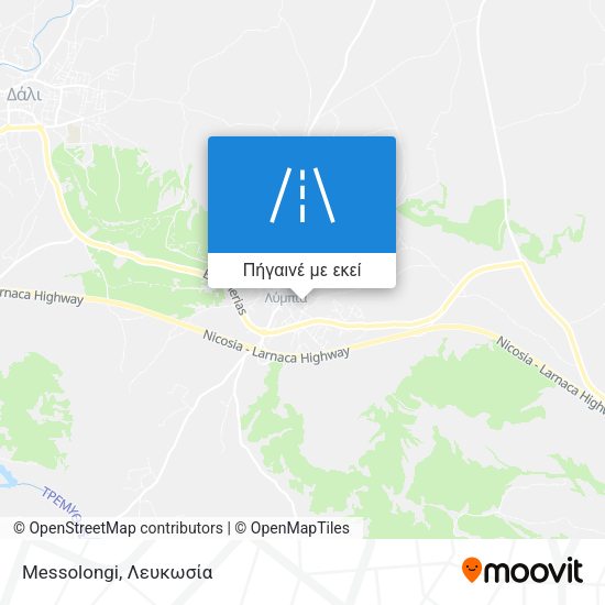 Messolongi χάρτης